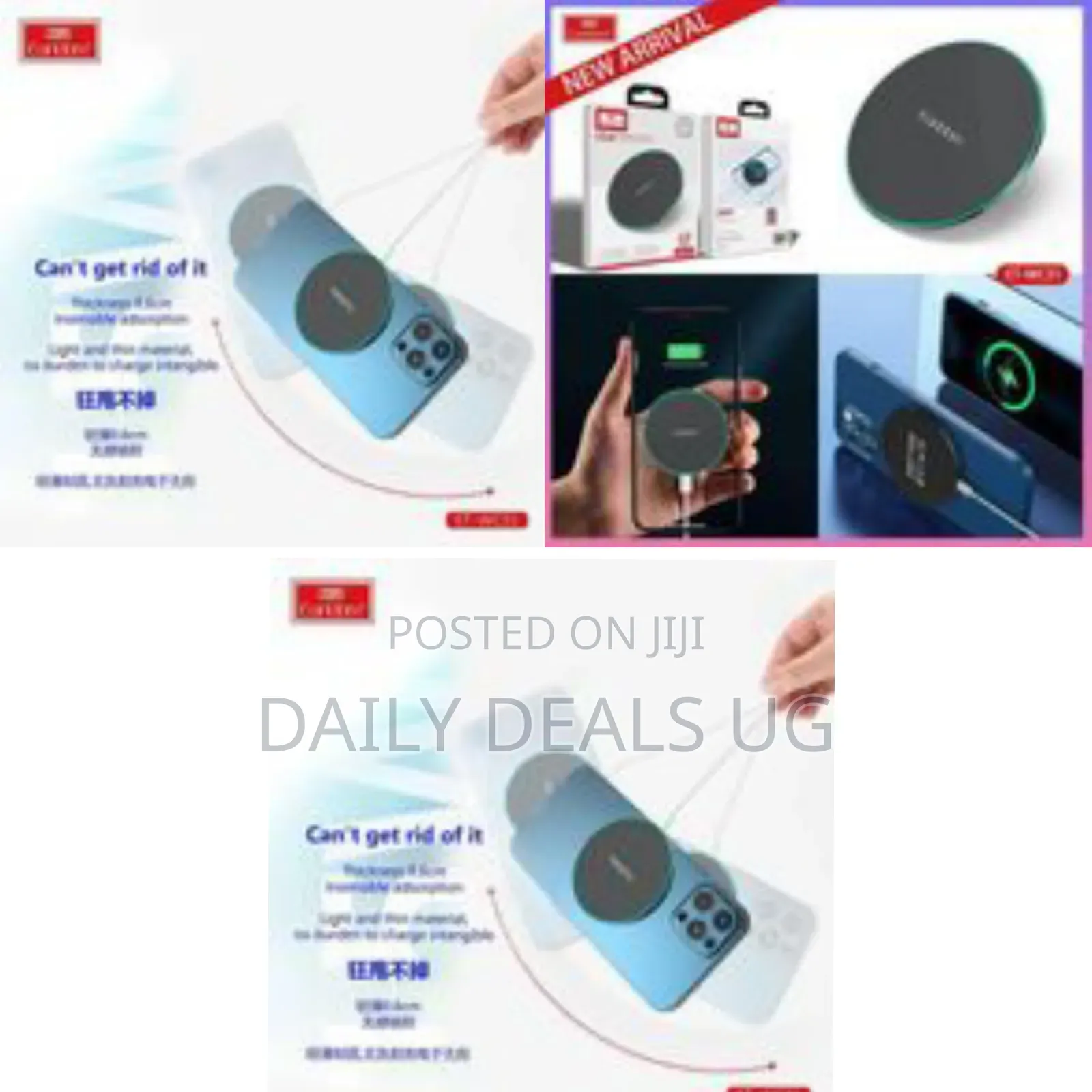 Earldom Wc31 15w Aluminum Alloy Wireless Charging Pad - Multicolor