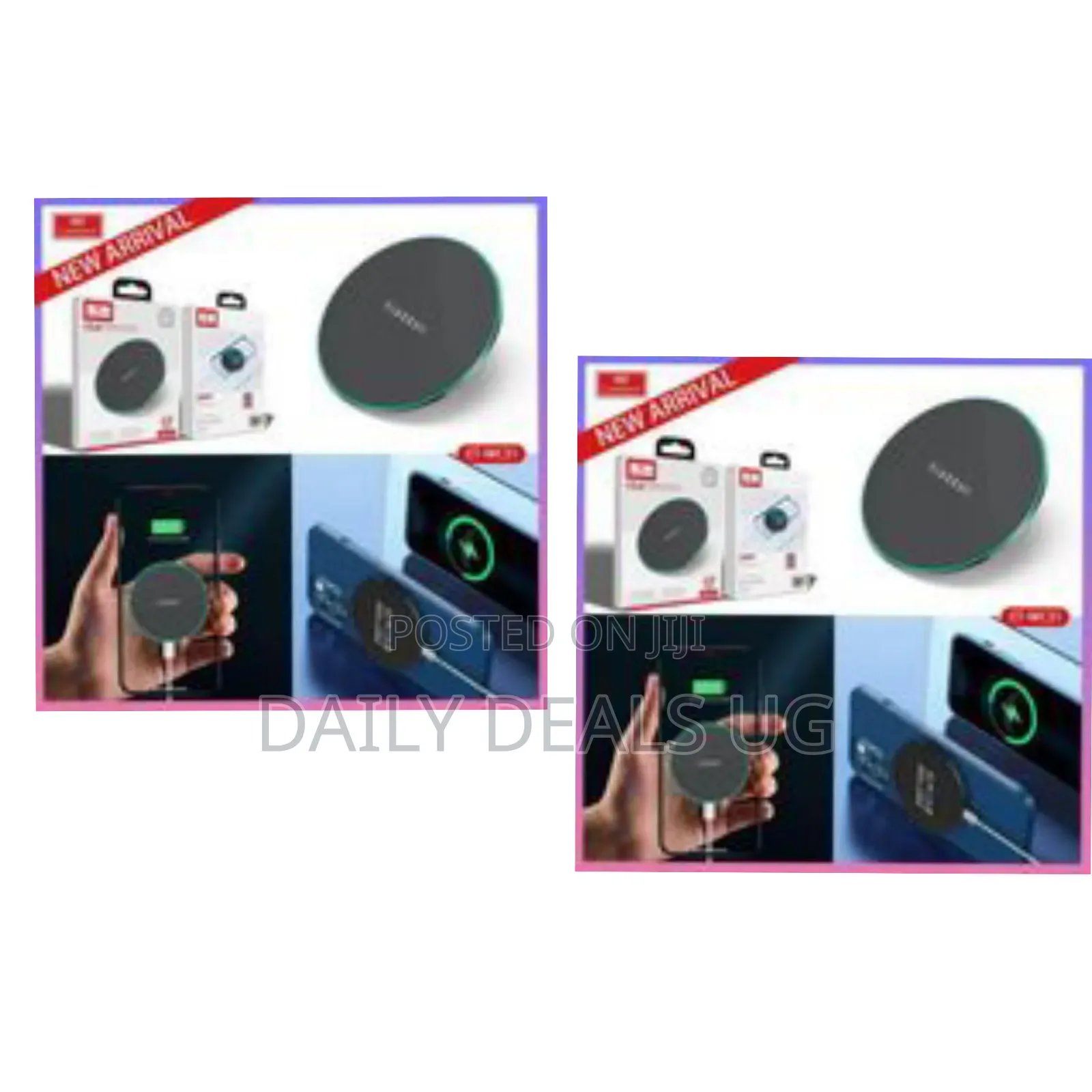 Earldom Wc31 15w Aluminum Alloy Wireless Charging Pad - Multicolor