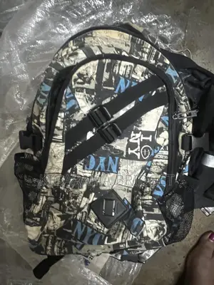Black and White Large Backpack