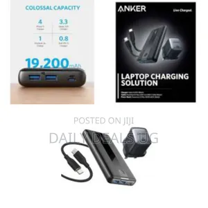 Anker Power Bank With a Wall Charger and Usb-C Cable - Multicolor