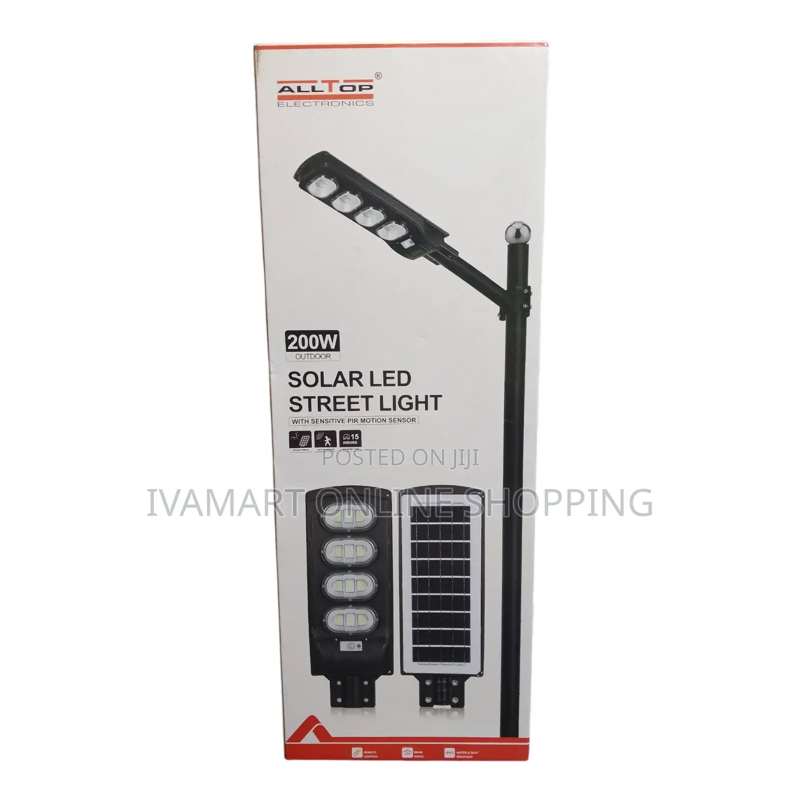 Alltop 200w Outdoor Solar Led Street Light.