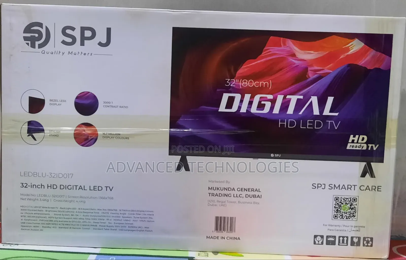 SPJ 32"(80cm) Digital Hd Led Tv
