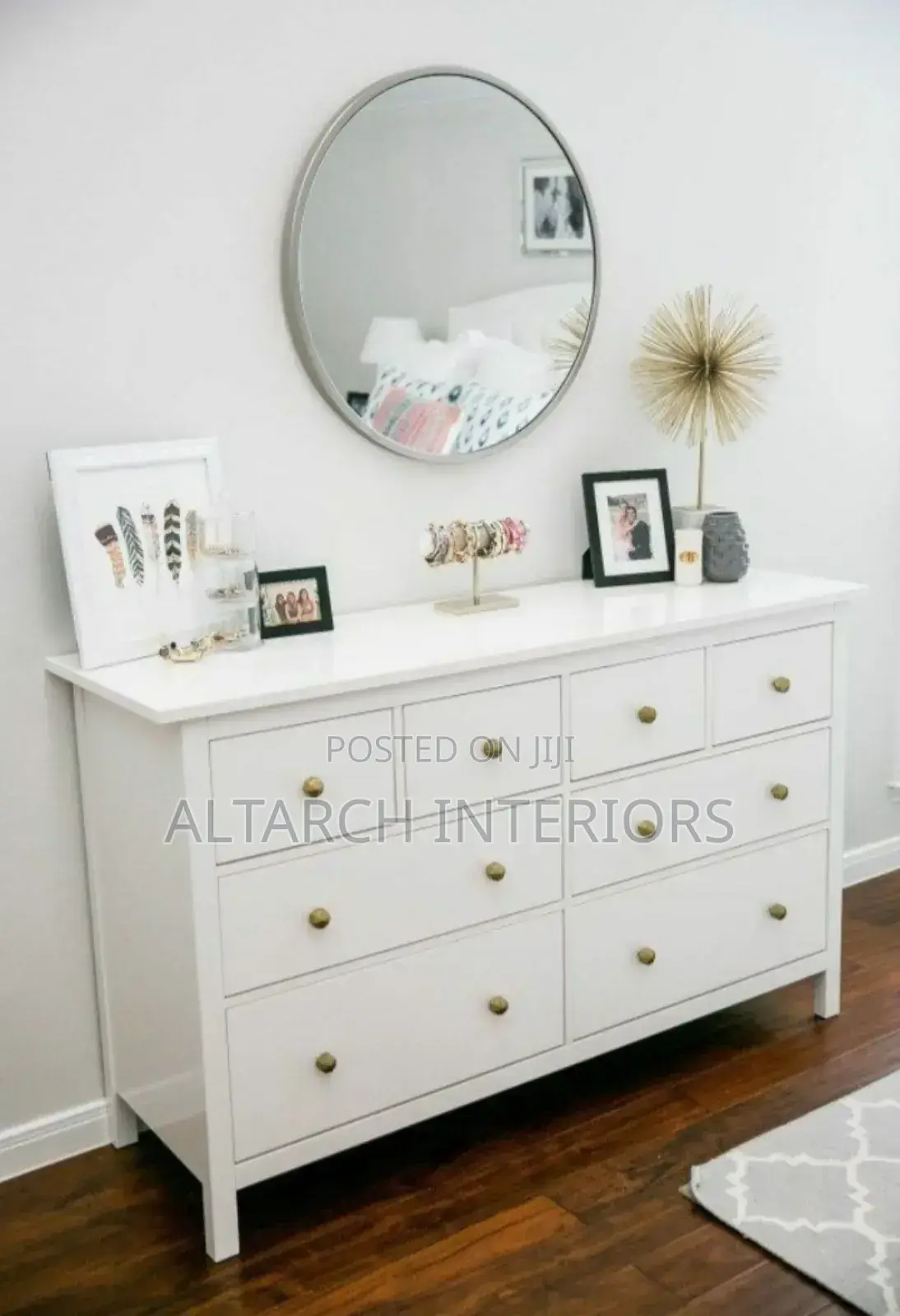 Well Furnished White Chest of Drawers