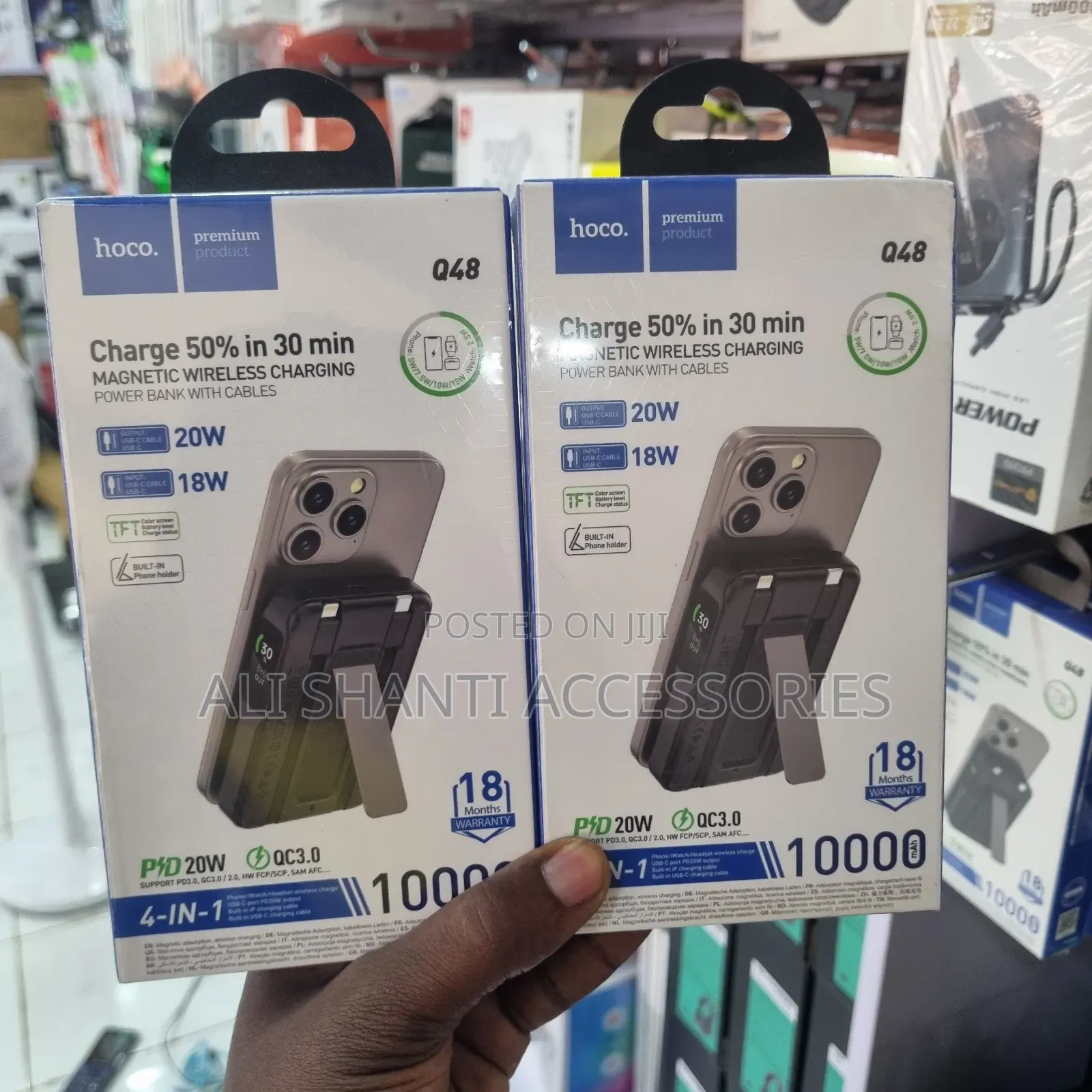 4 in 1 Pd 20w Hocco Power Bank 10000mah