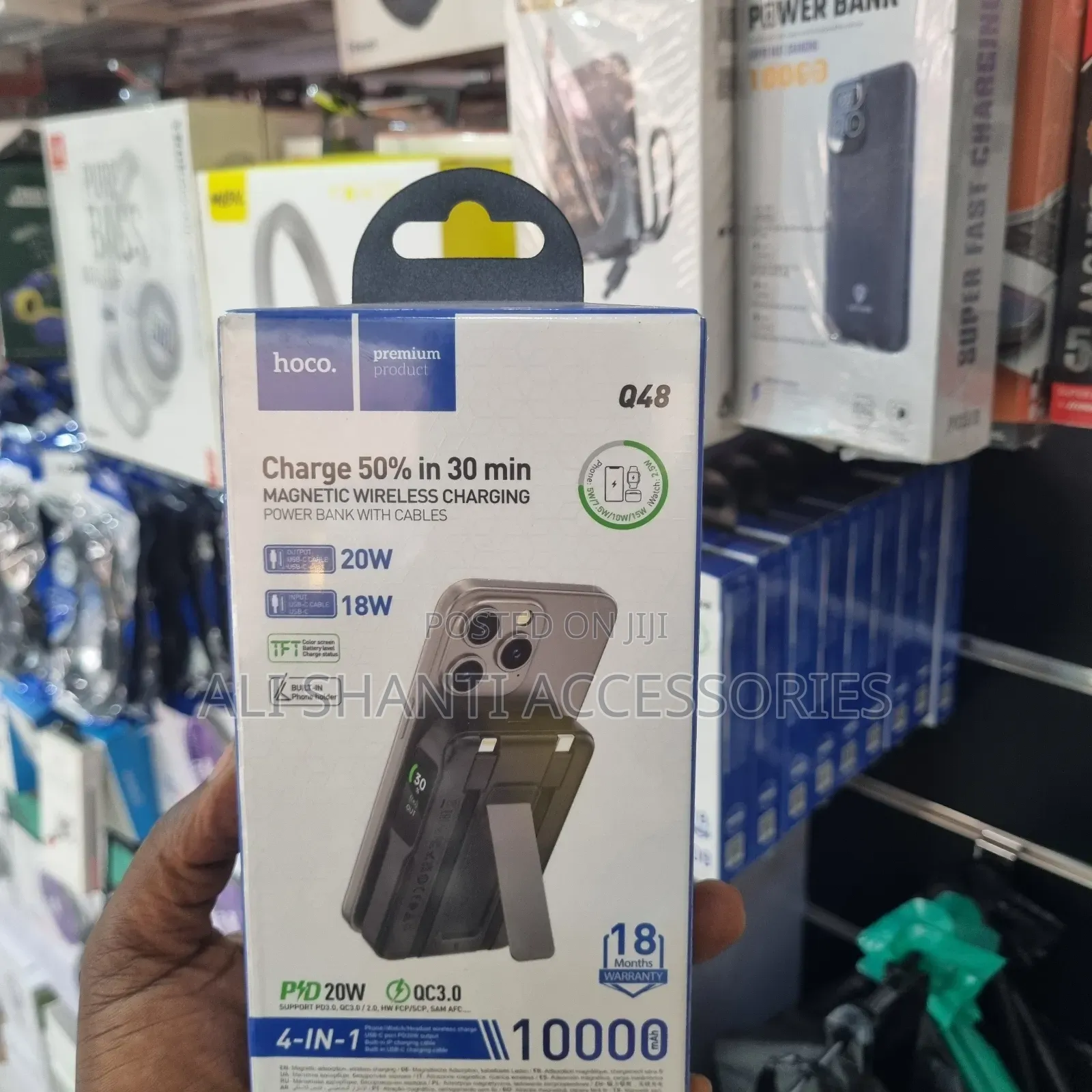 4 in 1 Pd 20w Hocco Power Bank 10000mah