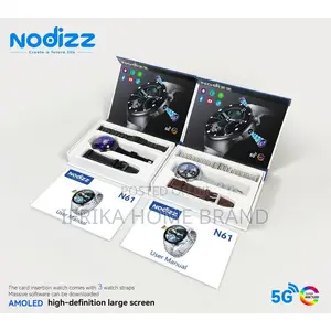 Nodizz -N61 5g/ Wireless Smart Watch for Men With Sim Card