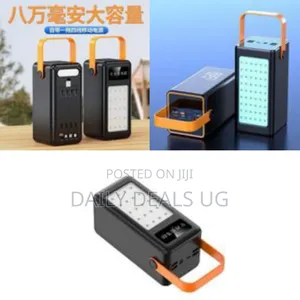 Multi-function Portable Power Bank With Led Lamp - Multicolor