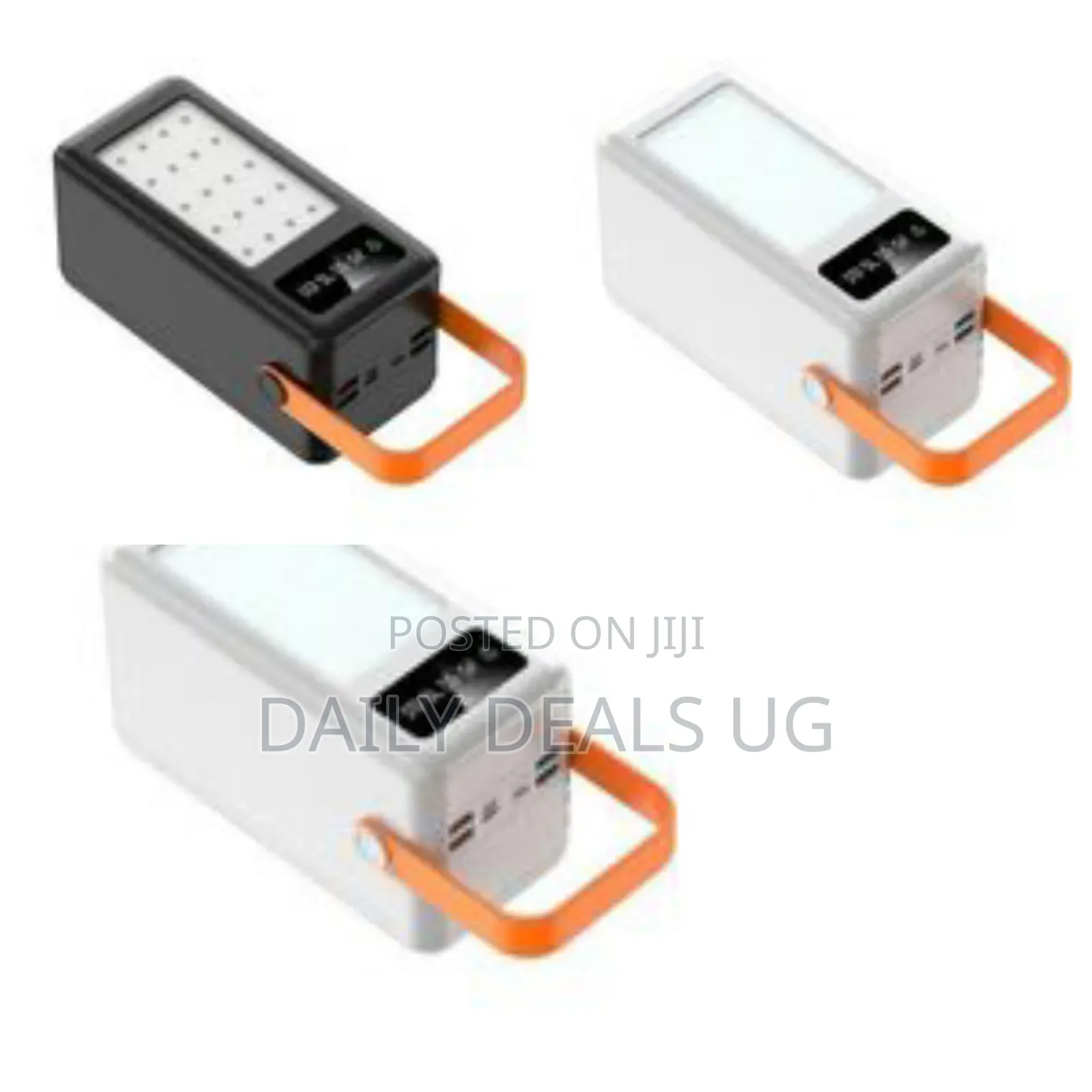 Multi-function Portable Power Bank With Led Lamp - Multicolor