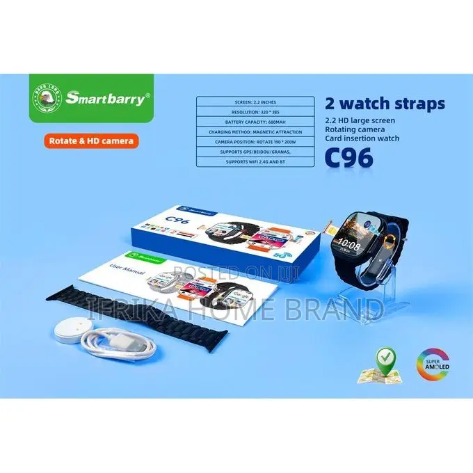 Smartberry -c96 Smartwatch With A 2.2-inch Large Screen