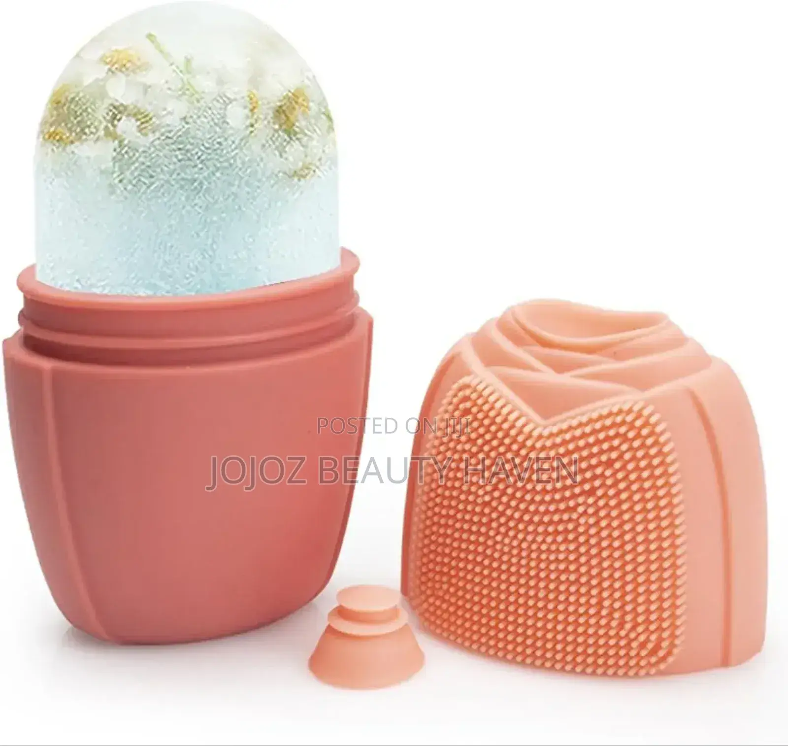 Reusable Silicone Ice Roller and Facial Cleansing Brush