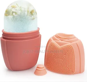 Reusable Silicone Ice Roller and Facial Cleansing Brush