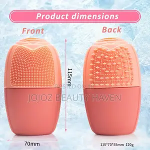 Reusable Silicone Ice Roller and Facial Cleansing Brush