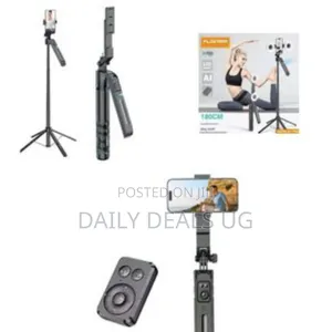 Intelligent Ai Selfie Stick Tripod With Remote - Multicolor