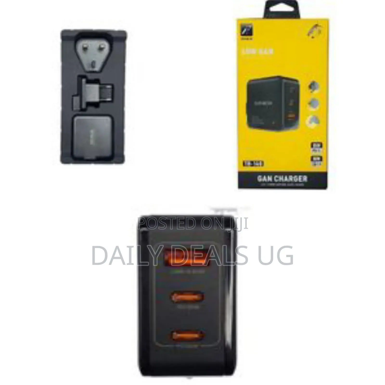 Senior Usb C Wall Charger 3-Port Gan Pd Fast Charging Dual