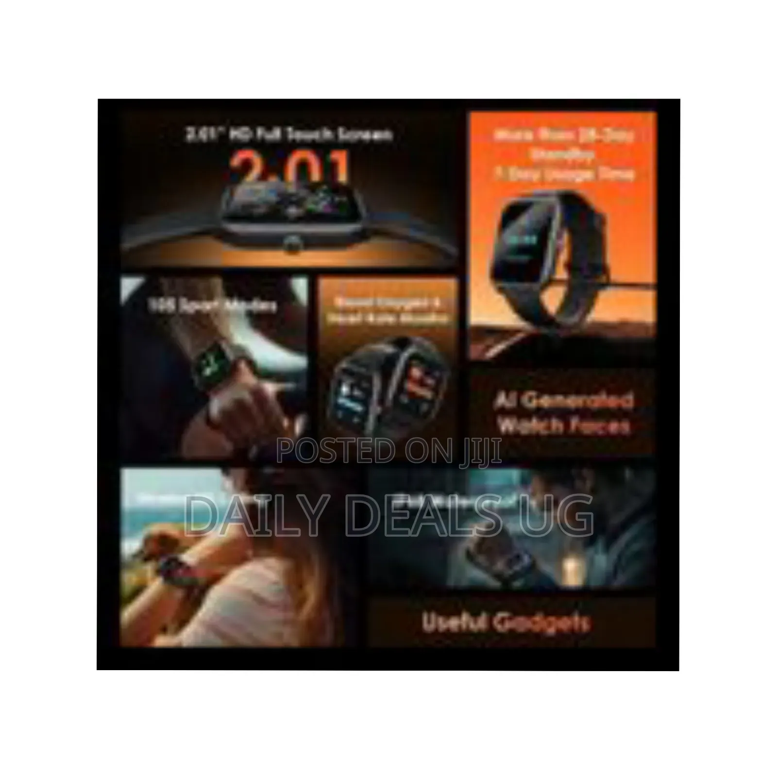 Oraimo Watch 5 Lite (Osw-804) - Smartwatch With 2.01" Hd Full Touch