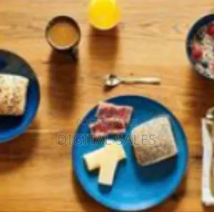 6-Piece Ceramic Dinner/Salad Plate Set With Serving Utensil