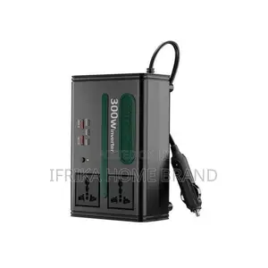 Green Lion Gc-300 Car Inverter With 300w Power, Dc to Ac Car Charger