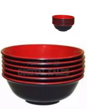 Set of 6 Melamine Soup Bowls