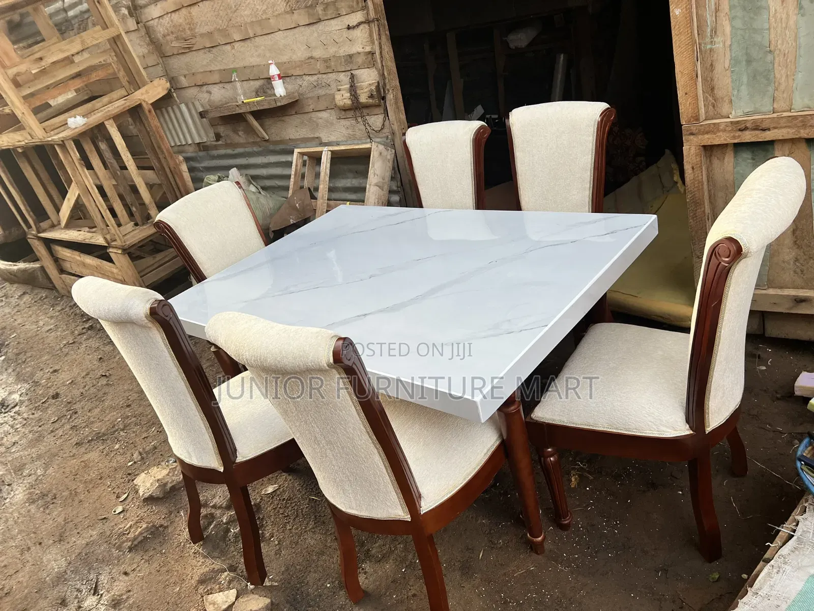 Modern Hardwood Dinning Set