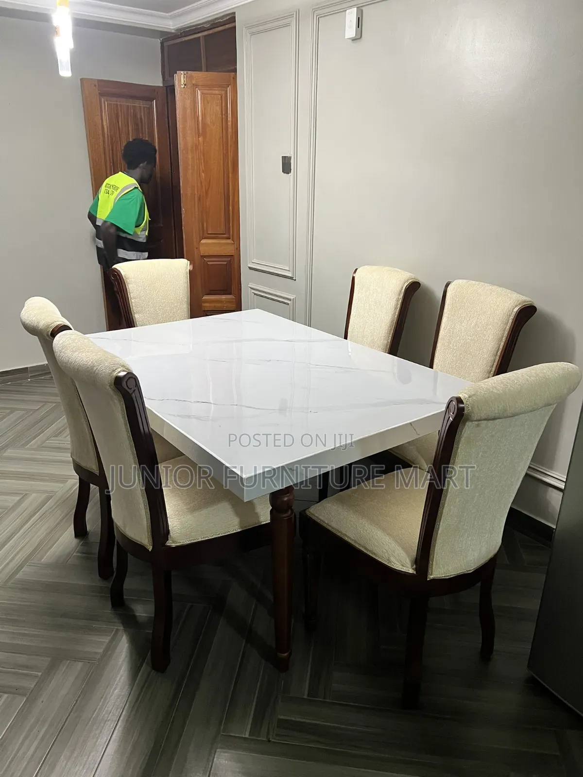 Modern Hardwood Dinning Set