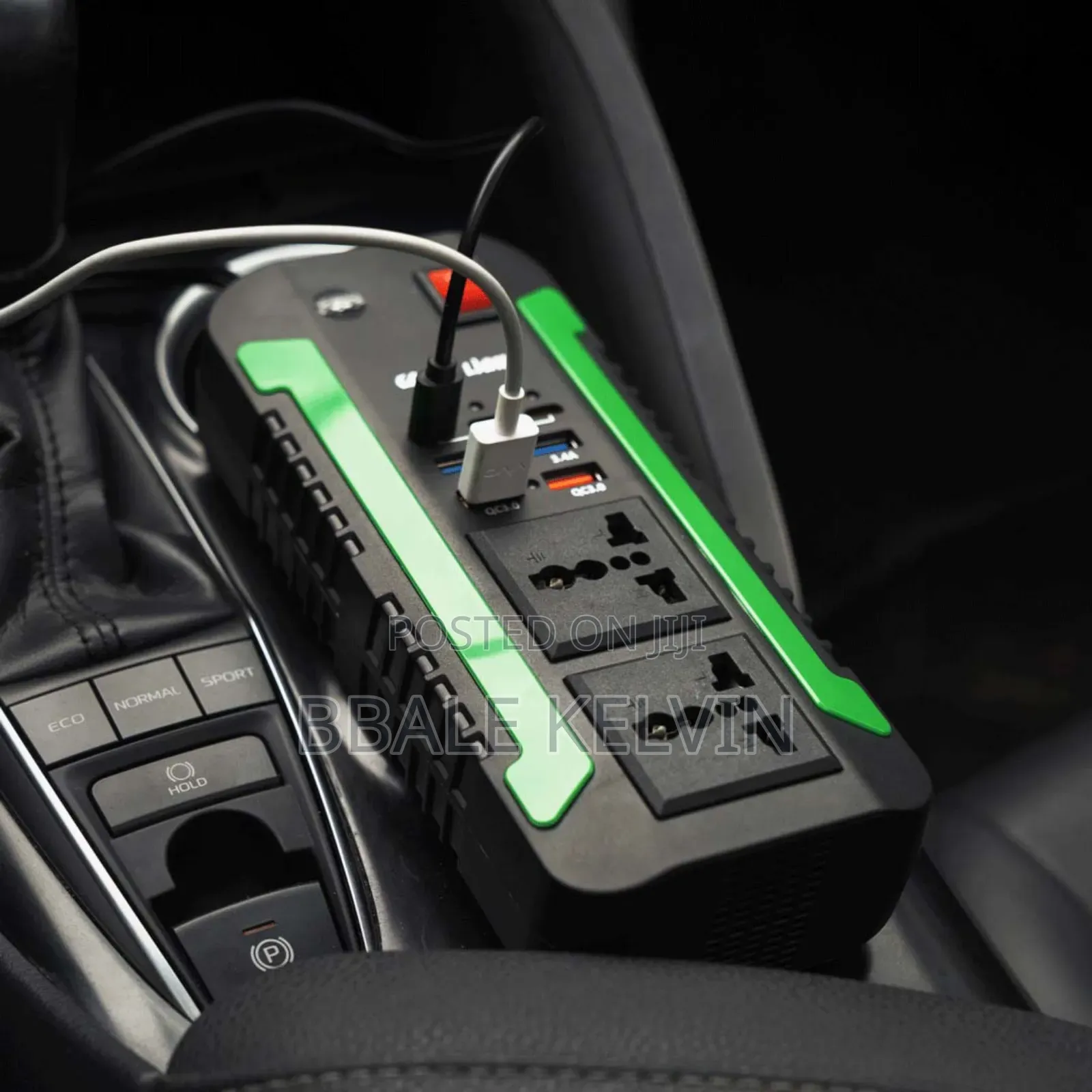 Green Lion Spark 300 Car Power Inverter, Car Charger, 4 Usb Ports