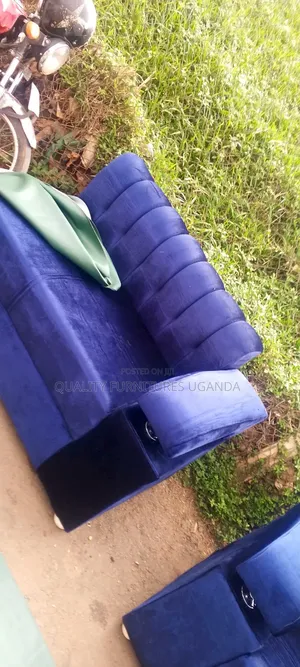 Dark Blue 2 Seater Sofa