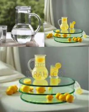 Classic Clear Glass Pitcher / Carafe With Handle