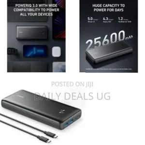 Anker High-Capacity Portable Power Bank - Multi-Device Charging