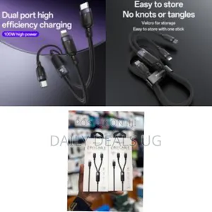Yesido 2 in 1 Cable 100w Ca90 - Multicolor