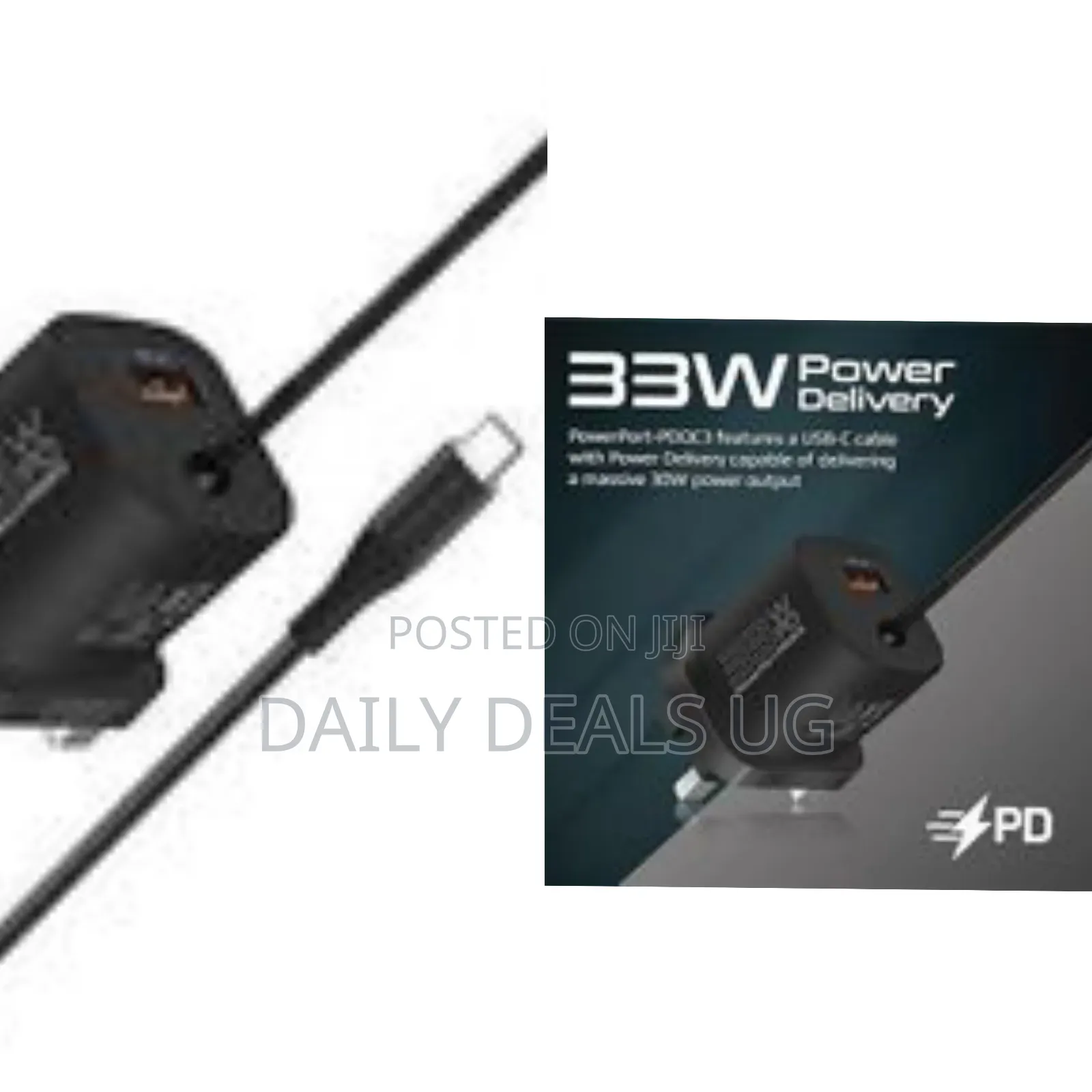 Promate 33w Power Delivery Car Charger for All Apple Lightning Devices