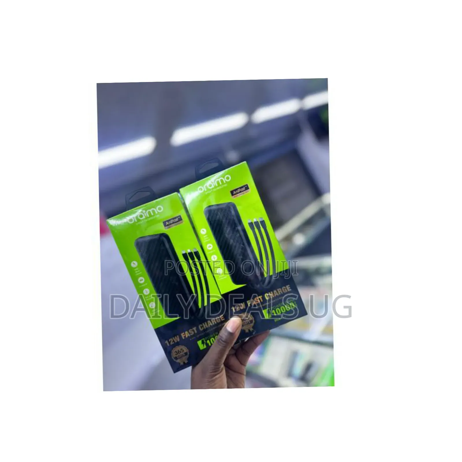 Oraimo 12w Fast Charge 10000mah Power Bank - Multicolor