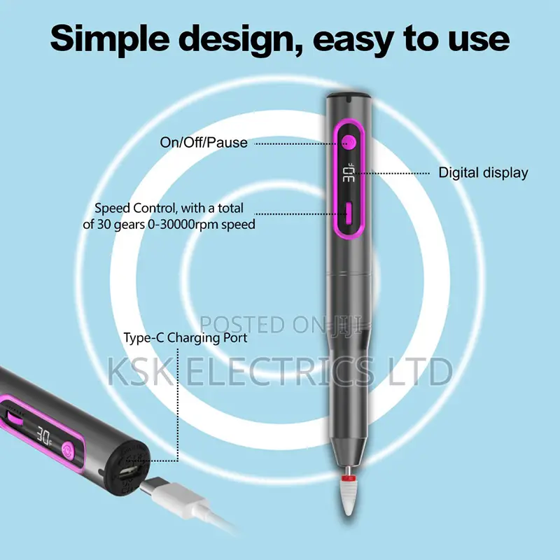 Nail Drill Machine Pen Shape