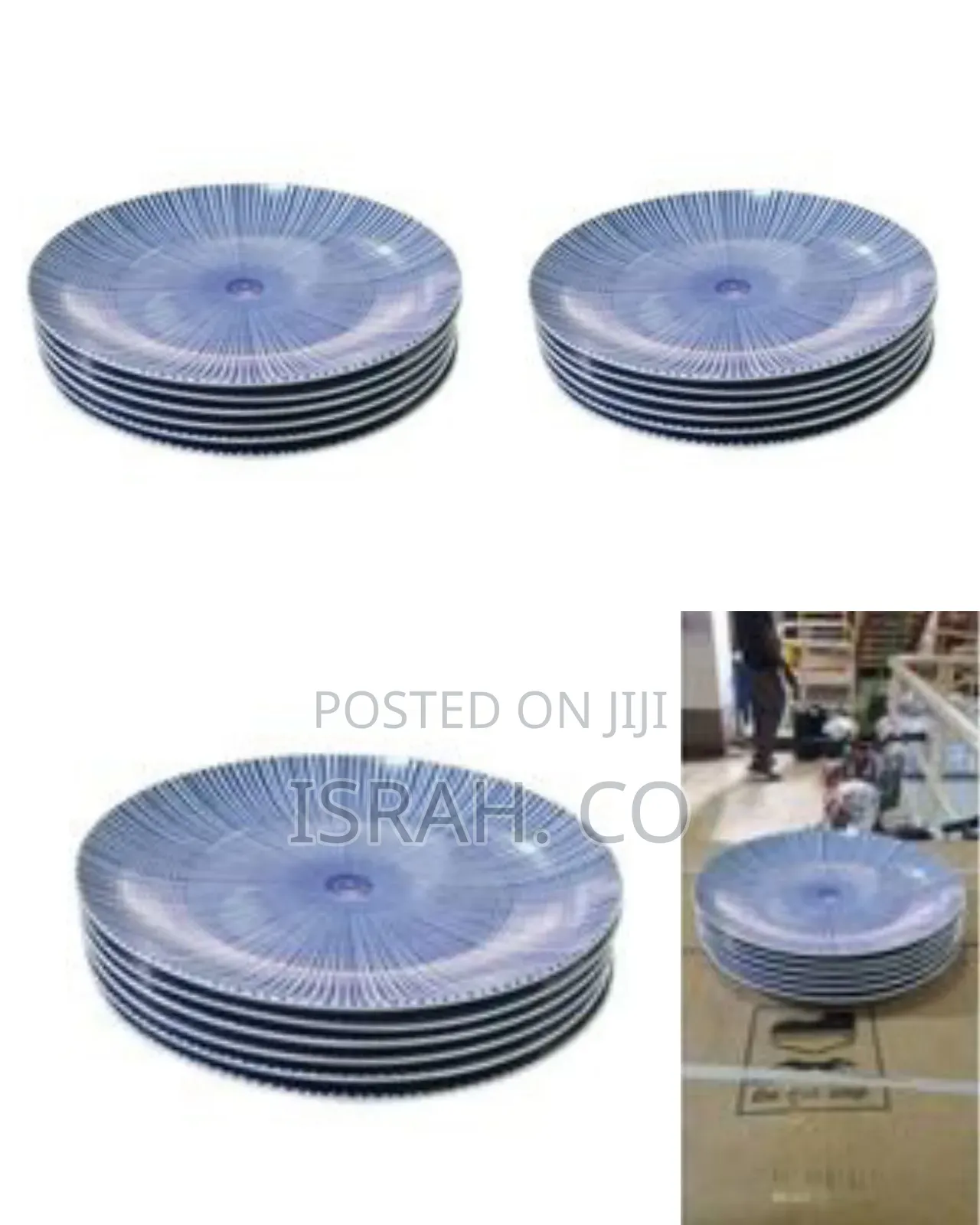 6 Piece Set of Ceramic Dinner Plates