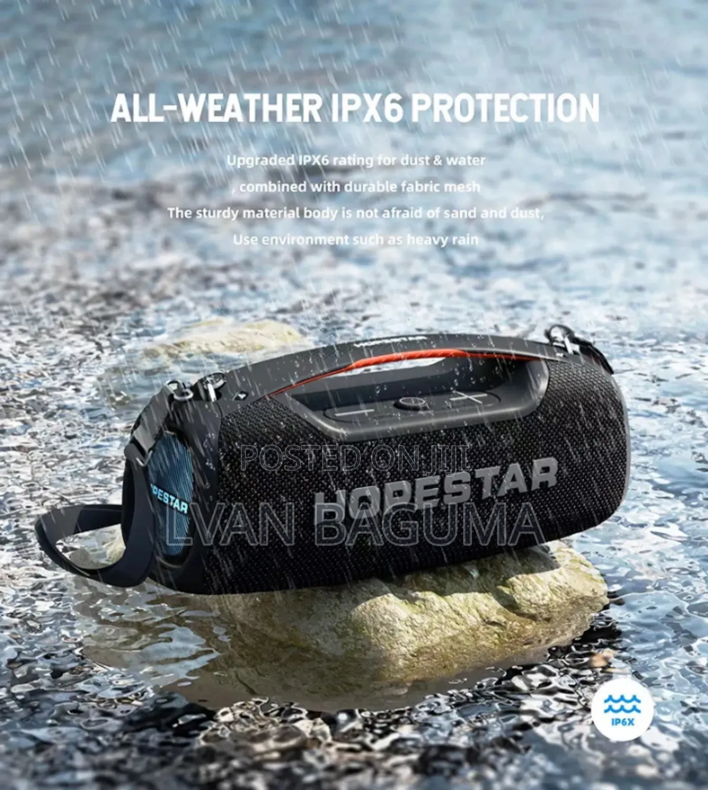 Hopestar A60 Portable Bluetooth Speaker - Powerful Bass, Waterproof