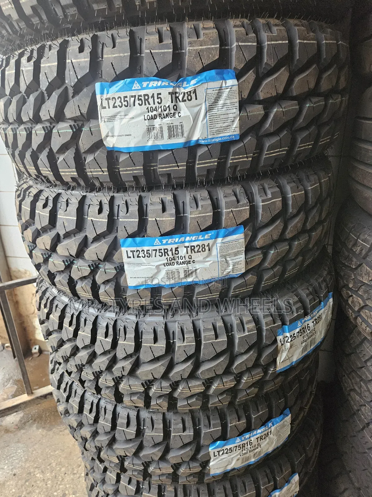 Size Lt235 75 R15 Tr281 Load Range C in Type of Triangle Very Original
