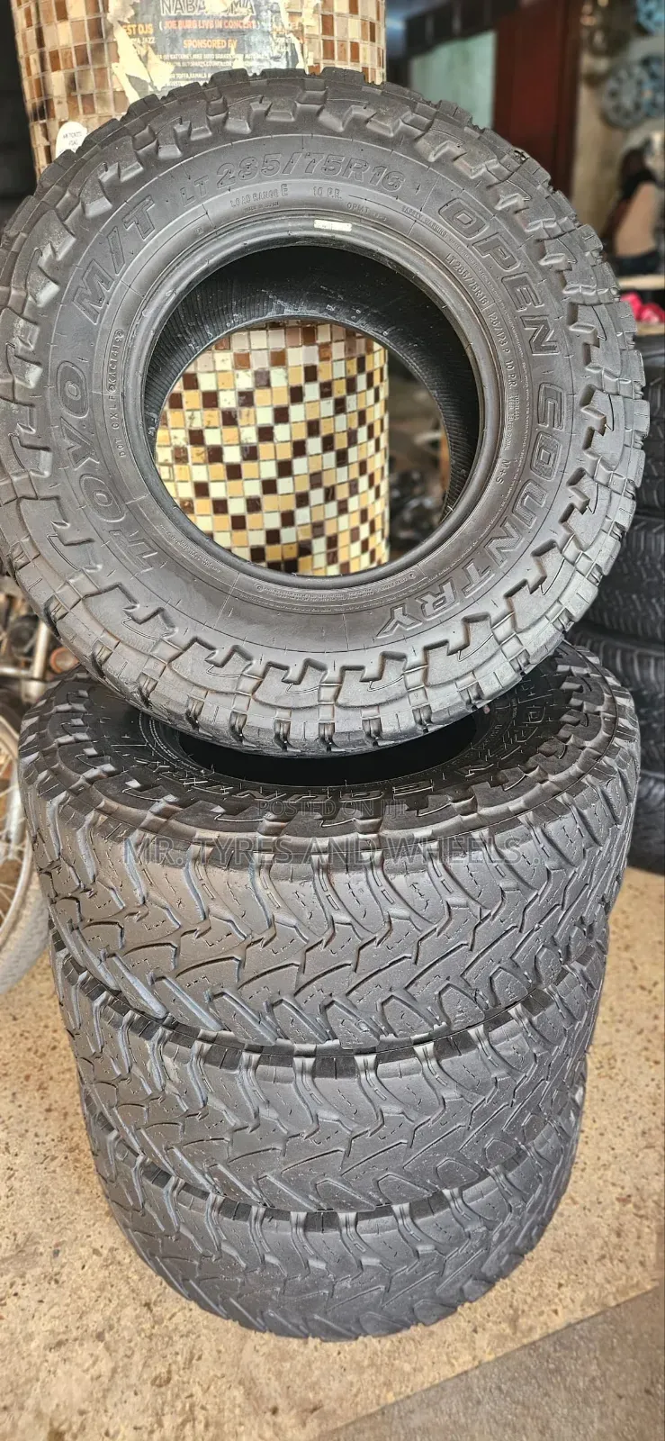 285 75 R16 Toyo Mt Open Country. Used but Still Gd Tires.