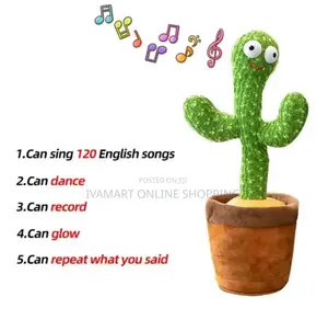 Talking /Dancing Cactus Toy for Kids - Rechargeable