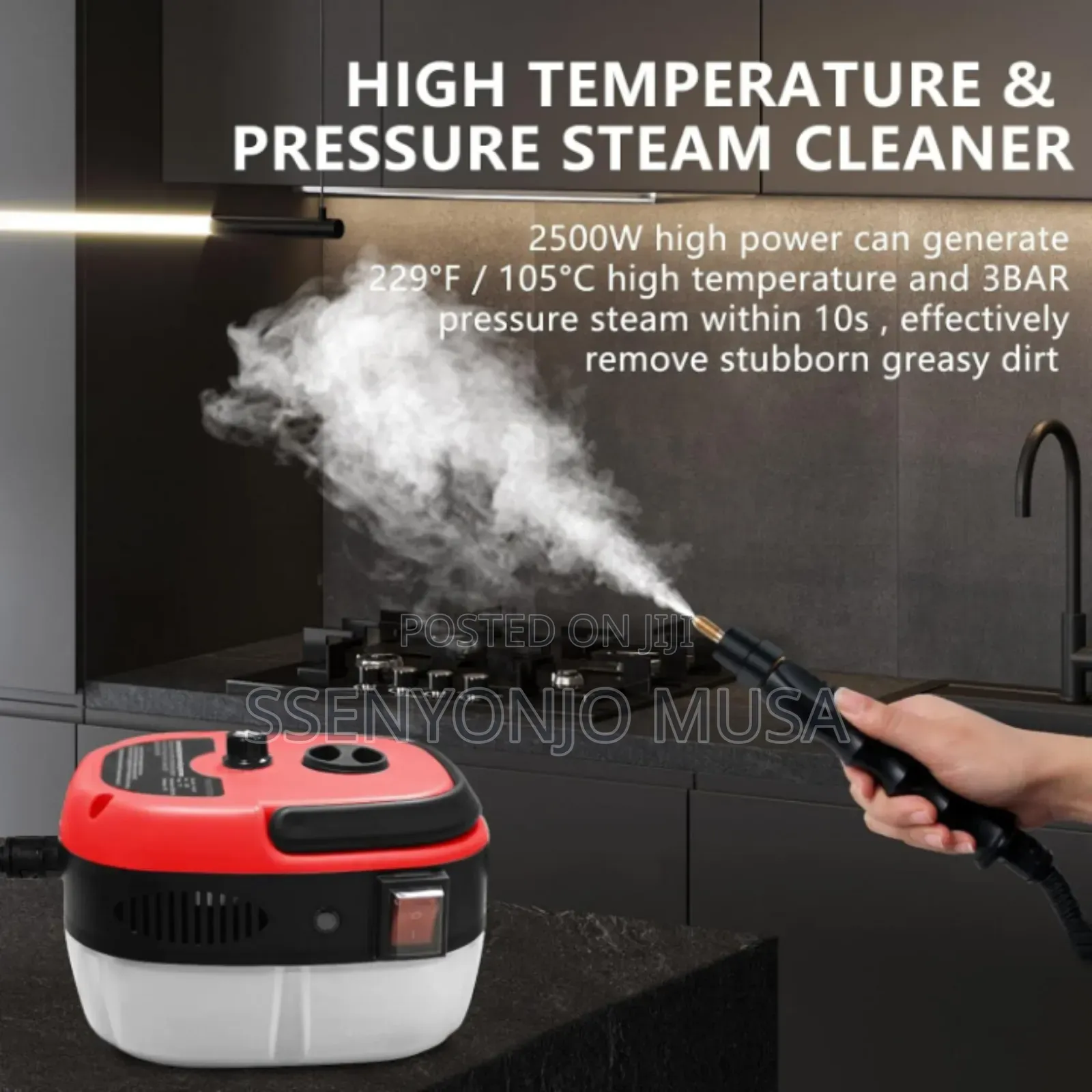 Portable Steam Cleaner 2500w Handheld High-pressure Cleaning Machine