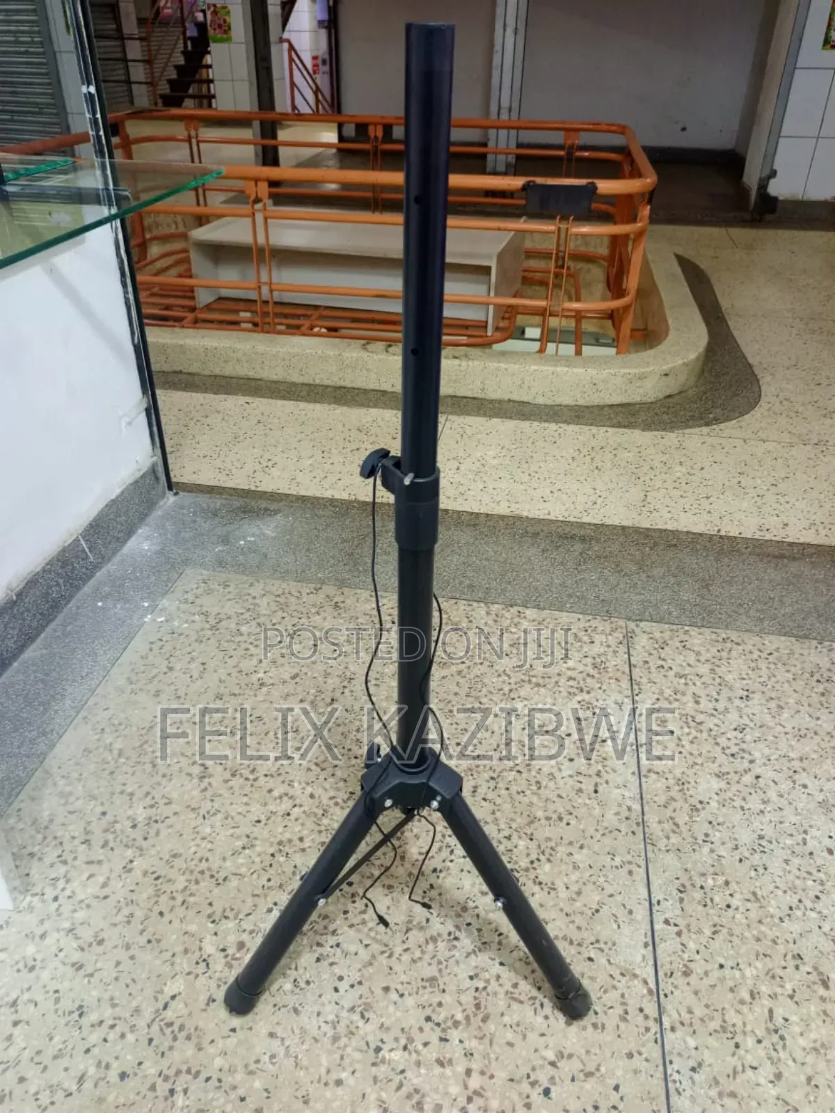 An Adjustable Pa Speaker Tripod Stand.