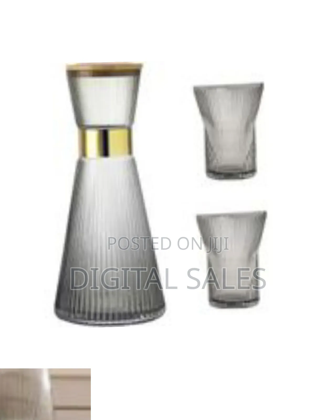 Elegant Glass Carafe Tumbler Set