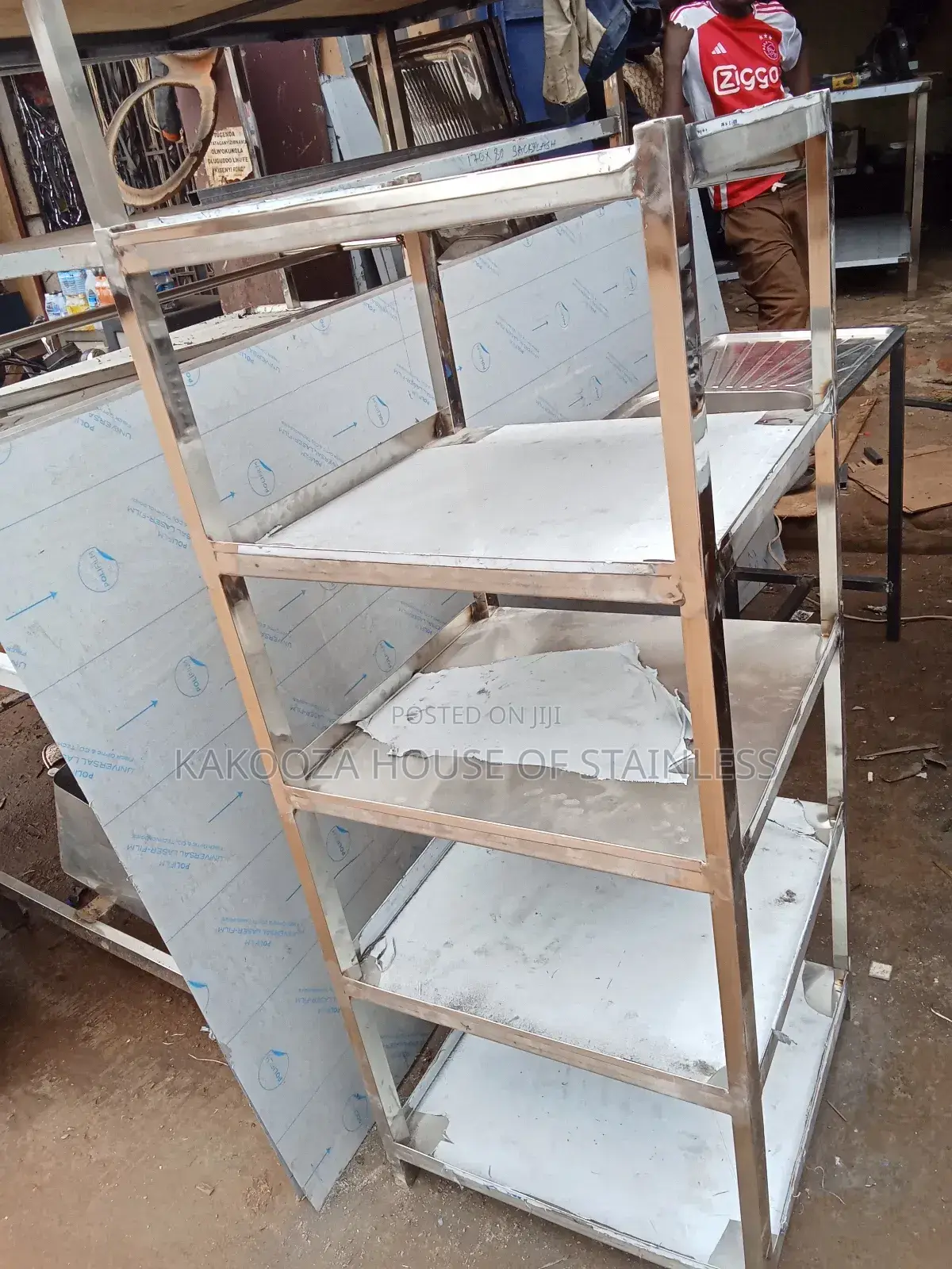 Five Shelves Rack Stainless