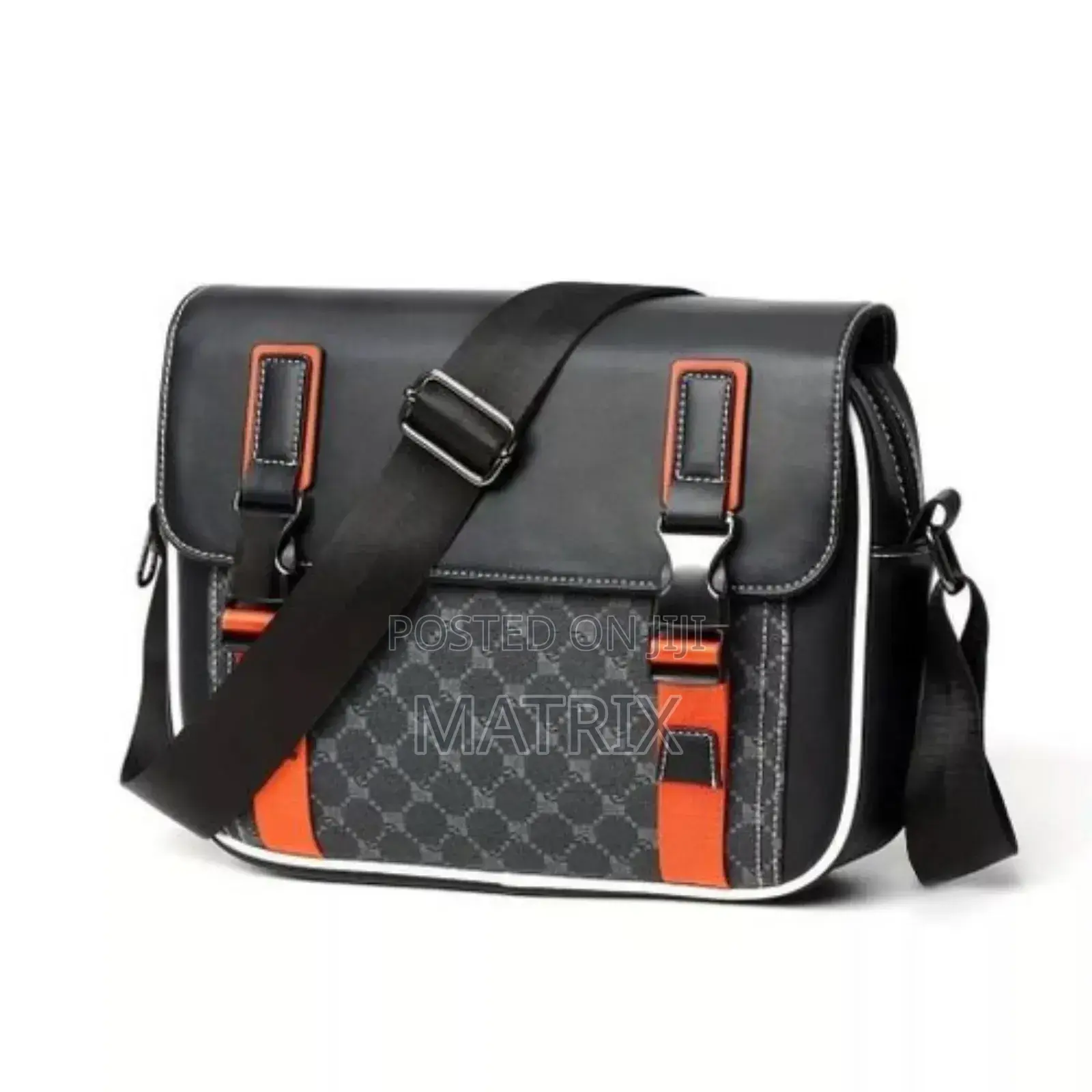 Stylish Black Design Crossbody Bag for Business and Casual Use