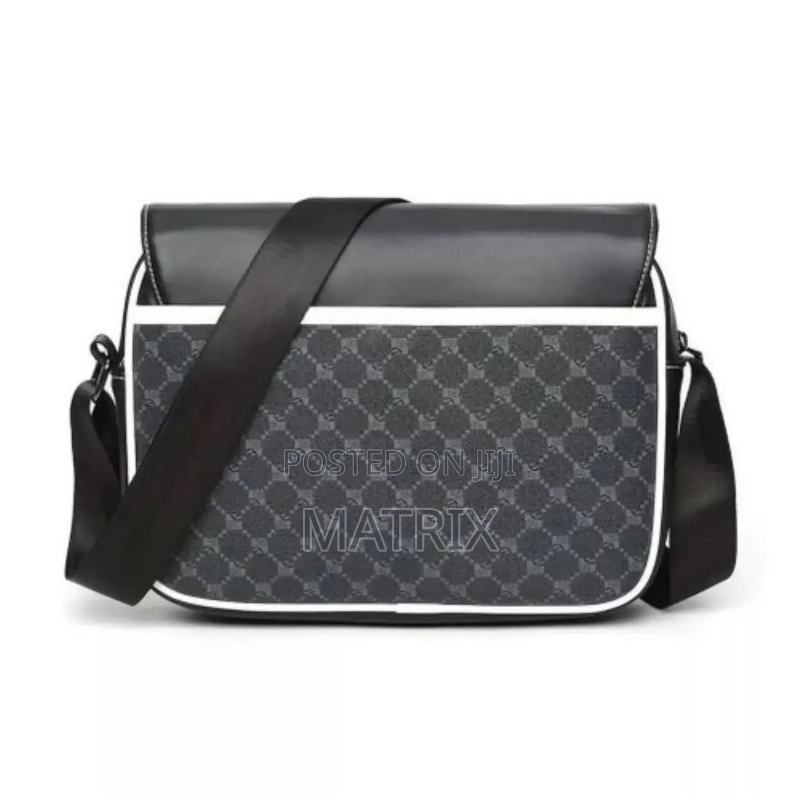 Stylish Black Design Crossbody Bag for Business and Casual Use