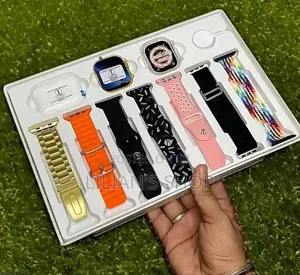 I20 Ultra Max Suit 10-in-1 Smartwatch and Earphone Set.