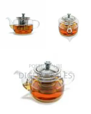 Elegant Glass Teapot With Stainless Steel Infuser