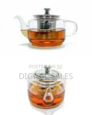 Elegant Glass Teapot With Stainless Steel Infuser