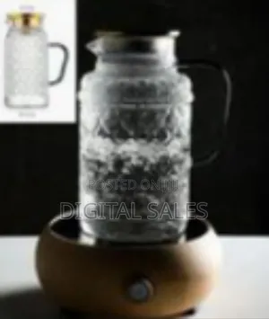 Yiliwi Elegant Glass Beverage Set: Pitcher and Mugs Gift Box -