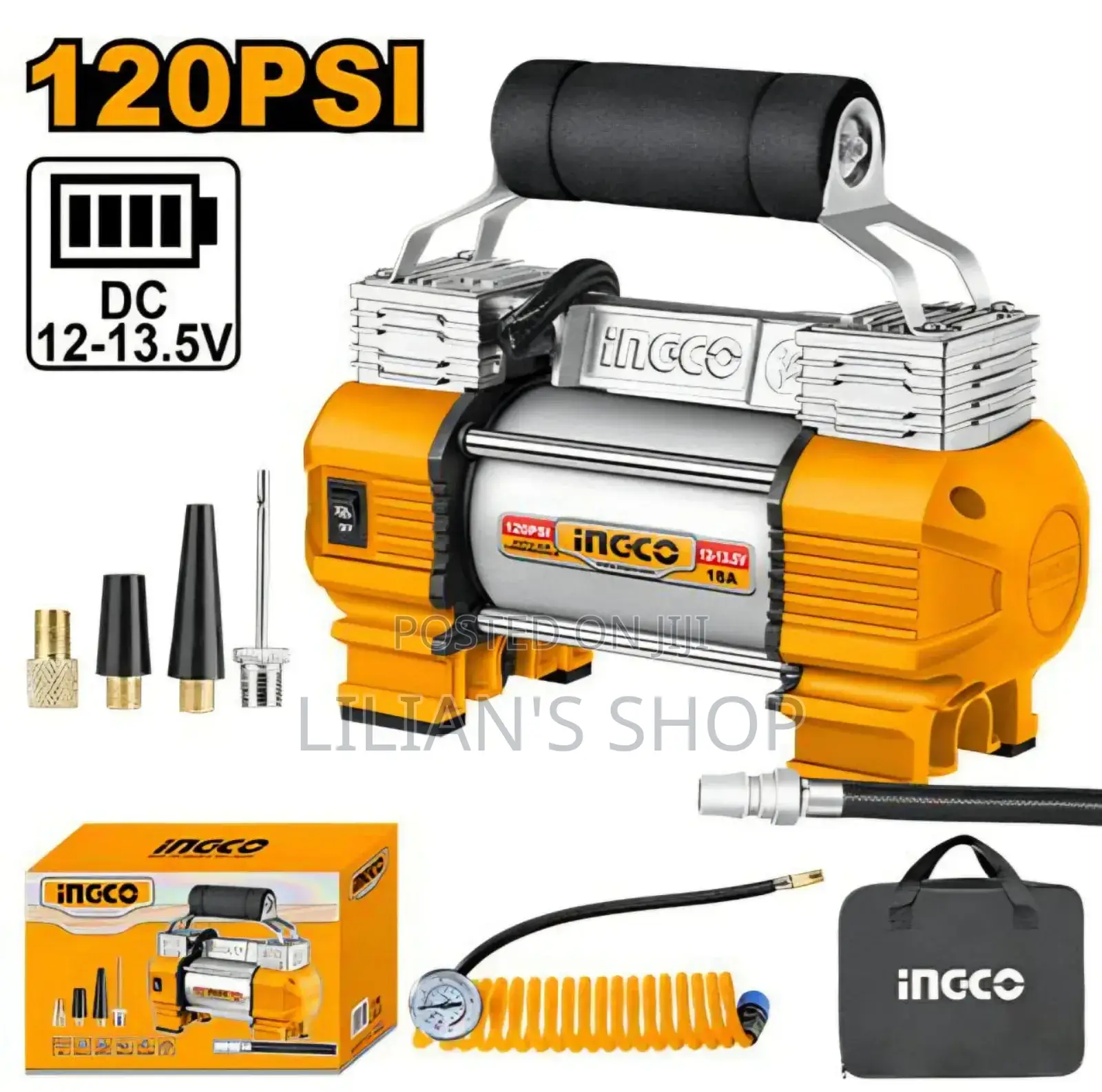 Ingco Aac2508 Auto Air Compressor.