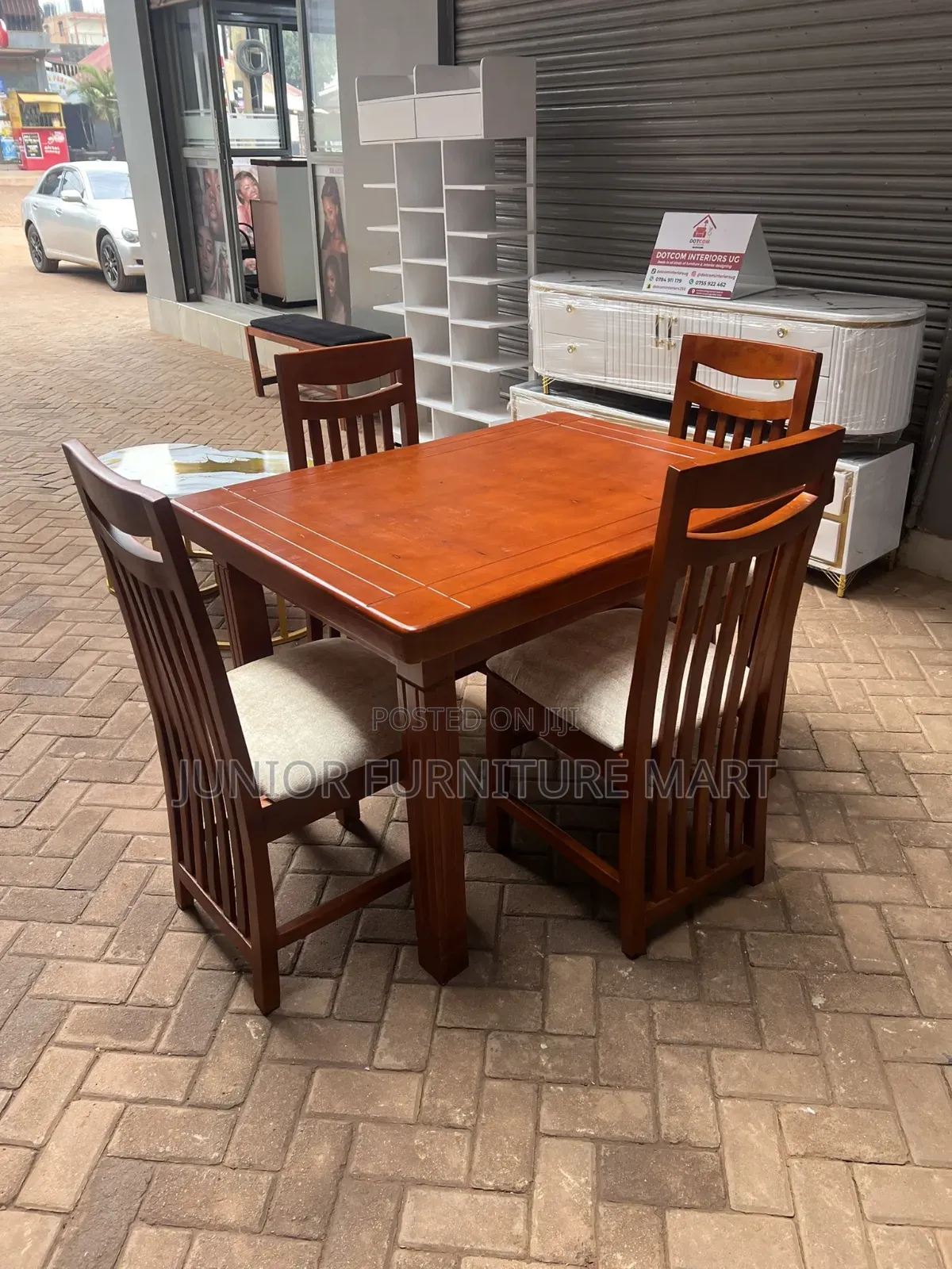 Modern Hardwood Dinning Set
