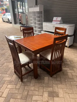 Modern Hardwood Dinning Set